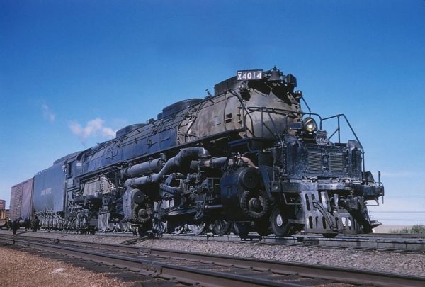 Union Pacific Big Boy 4104 in Cheyenne WY in August 1958