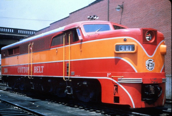SSW Cotton Belt PA1 at Texarkana in late 1955/ early 1956
